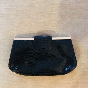 Banana republic black clutch